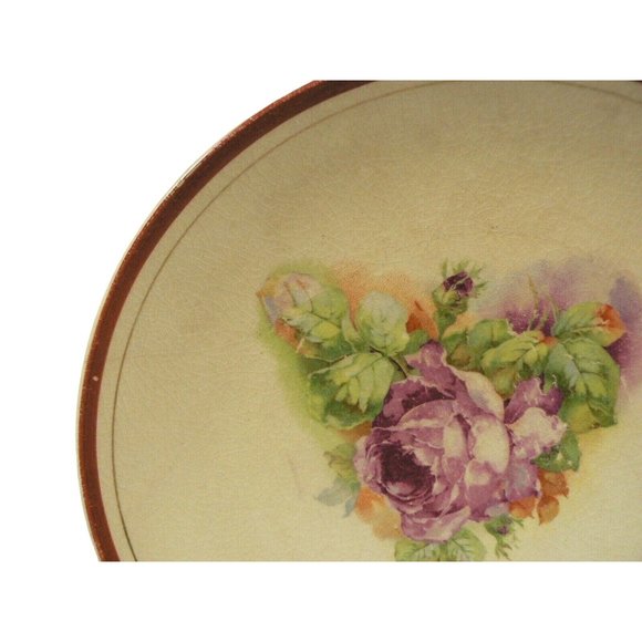 Limoges China Floral Plate Bread Salad 8" dia - Picture 3 of 10